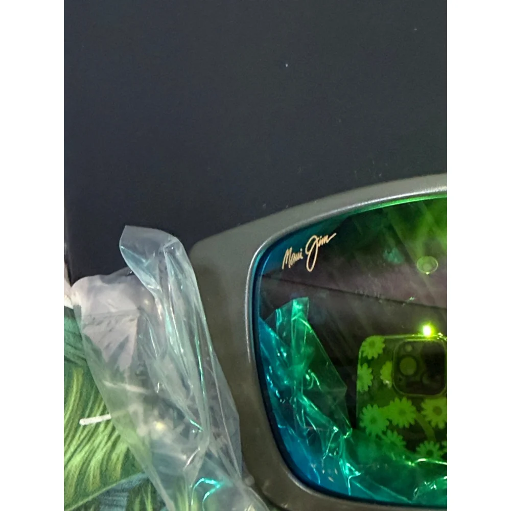 Men's Maui Jim Sunglasses One Size Gray with new authentic aqua Mirror Lenses
